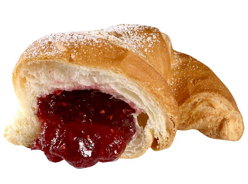 Croissant s malinom | GLAZIR | sirovine i proizvodi za pekarstvo | recepti